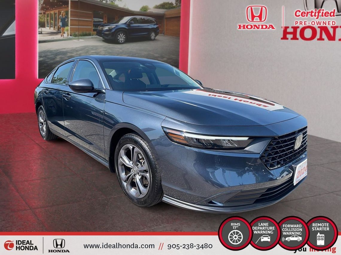2024 ACCORD EX | NO ACCIDENTS | LOW KMS | HONDA CERTIFIED
