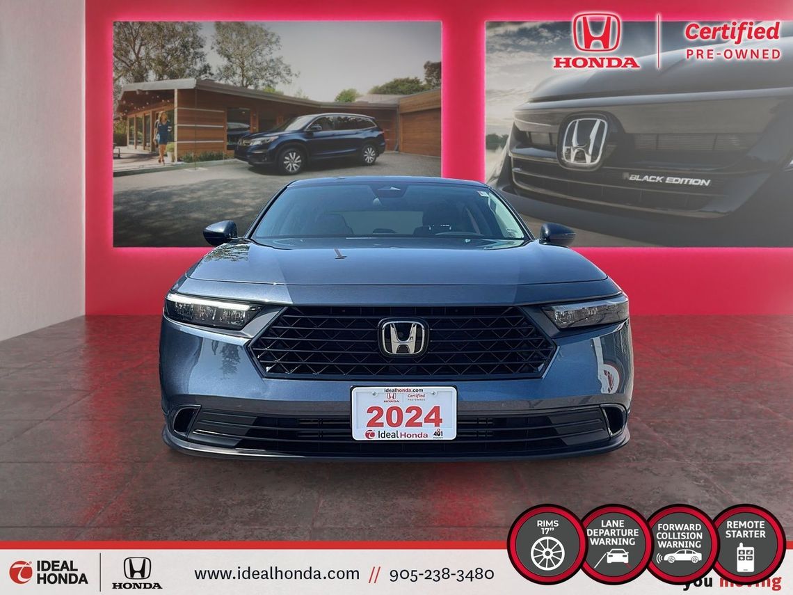 2024 ACCORD EX | NO ACCIDENTS | LOW KMS | HONDA CERTIFIED